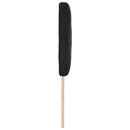 vidaXL LED ágytámla Fekete 180 cm Bársony