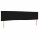 vidaXL LED ágytámla Barna 200 cm szövet
