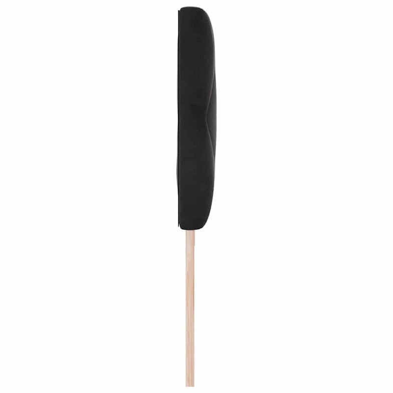 vidaXL LED Fejtámla LED -es lámpákkal Fekete 200 cm Bársony