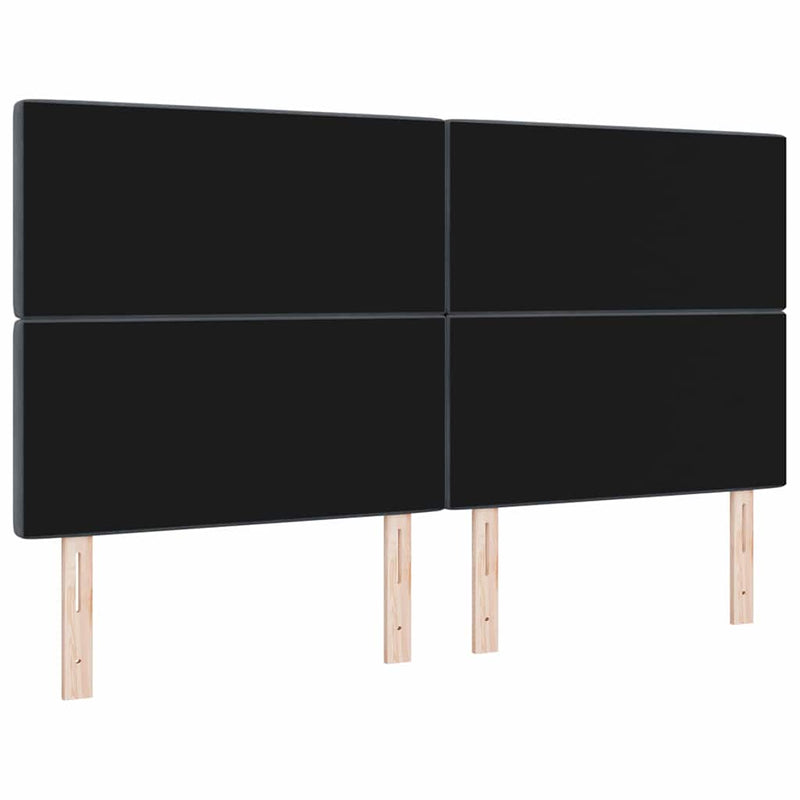 vidaXL LED Fejtámla LED -es lámpákkal Argyle Sötétszürke 90 cm Bársony