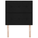 vidaXL LED Fejtámla LED -es lámpákkal fejtámlával Fekete 100 cm szövet