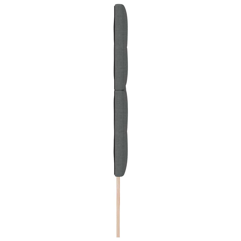 vidaXL LED Fejtámla LED -es lámpákkal Sötétszürke 200 cm szövet