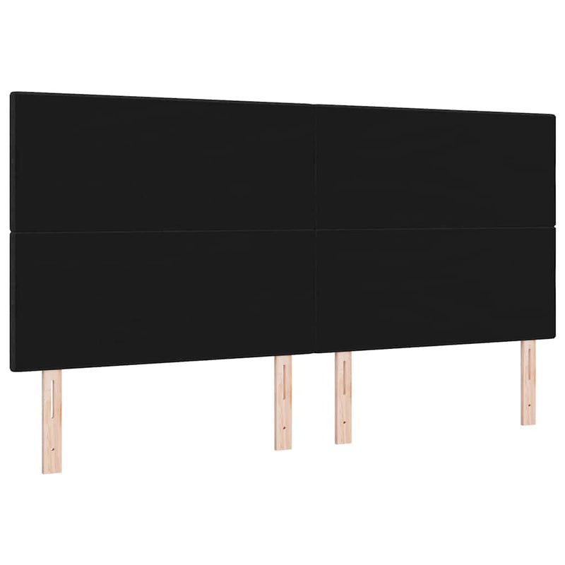 vidaXL LED Fejtámla LED -es lámpákkal fejtámlával Fekete 200 cm szövet