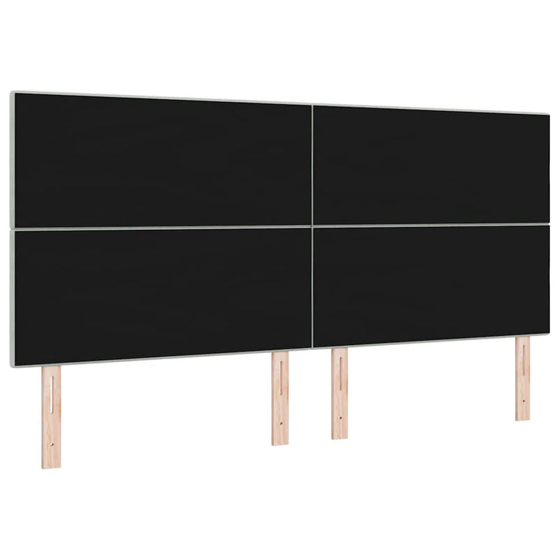 vidaXL Fejtámla LED -es lámpákkal Világosszürke 100 cm Bársony
