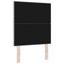 vidaXL LED ágytámla Világosszürke 80 cm Bársony