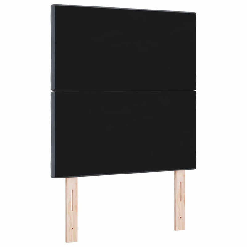 vidaXL LED Fejtámla LED -es lámpákkal Sötétszürke 80 cm Bársony