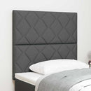 vidaXL LED ágytámla Szürke 100 cm szövet