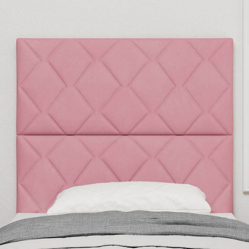 vidaXL LED Fejtámla LED -es lámpákkal Rózsaszín 100 cm Bársony