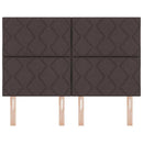 vidaXL Fejtámla LED -es lámpákkal Világosszürke 144 cm szövet