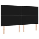 vidaXL LED ágytámla Szürke 180 cm szövet