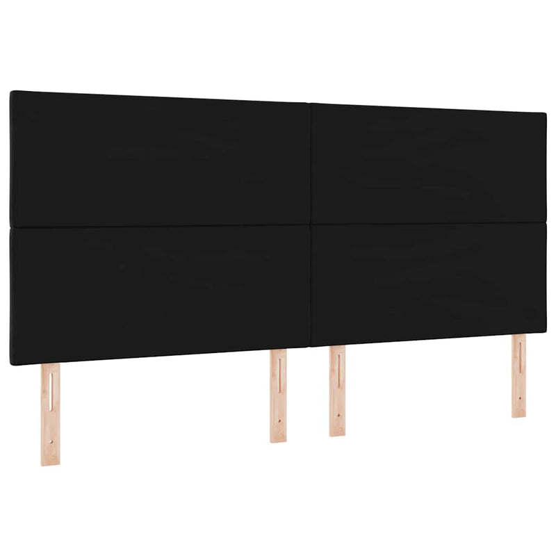 vidaXL LED Fejtámla LED -es lámpákkal Fekete 200 cm Bársony