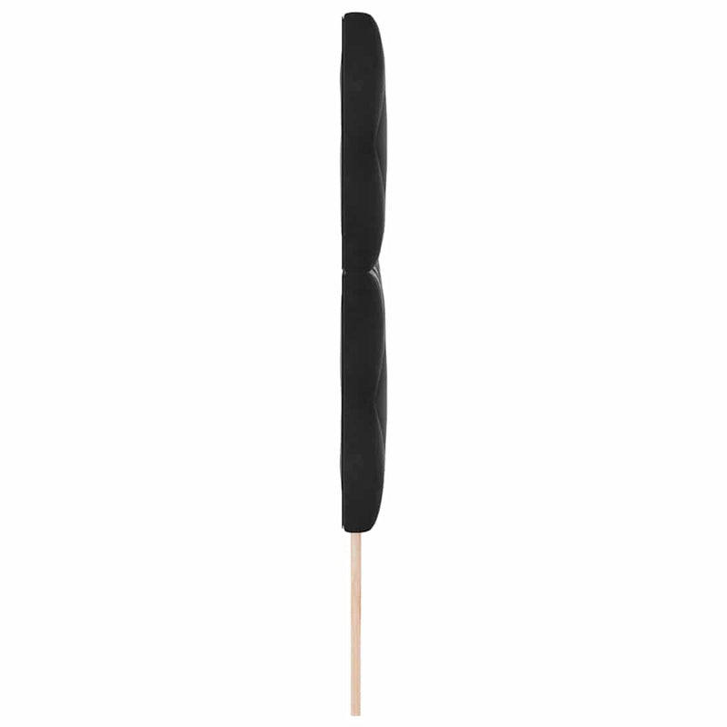 vidaXL LED Fejtámla LED -es lámpákkal Fekete 200 cm Bársony