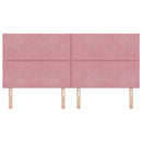 vidaXL LED Fejtámla LED -es lámpákkal Rózsaszín 200 cm Bársony