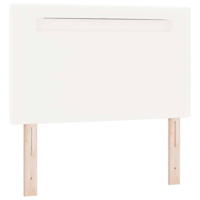 vidaXL Ágykeret matraccal matracmal Fehér 90 x 190 cm Műbőr