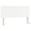 vidaXL Boxrugós ágy matracmal fejtámlával Fehér 140 x 200 cm Műbőr