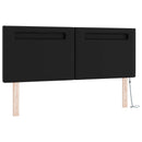 vidaXL Boxrugós ágy matracmal fejtámlával Fekete 160 x 200 cm Műbőr