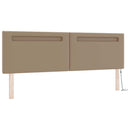 vidaXL Boxrugós ágy matracmal Cappuccino 180 x 200 cm Műbőr