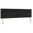 vidaXL Boxrugós ágy matracmal leddel Fekete 200 x 200 cm Műbőr