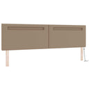 vidaXL Boxrugós ágy matracmal leddel Cappuccino 200 x 200 cm Műbőr