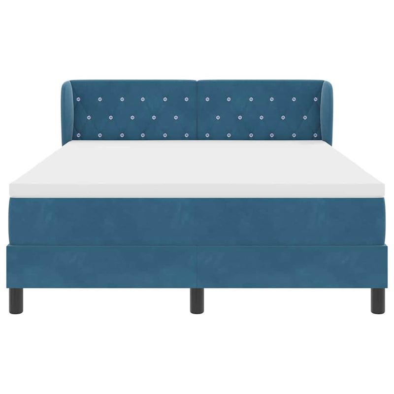 vidaXL Box Spring Ágy Matraccal Sötétszürke 80x200 cm Bársonyos