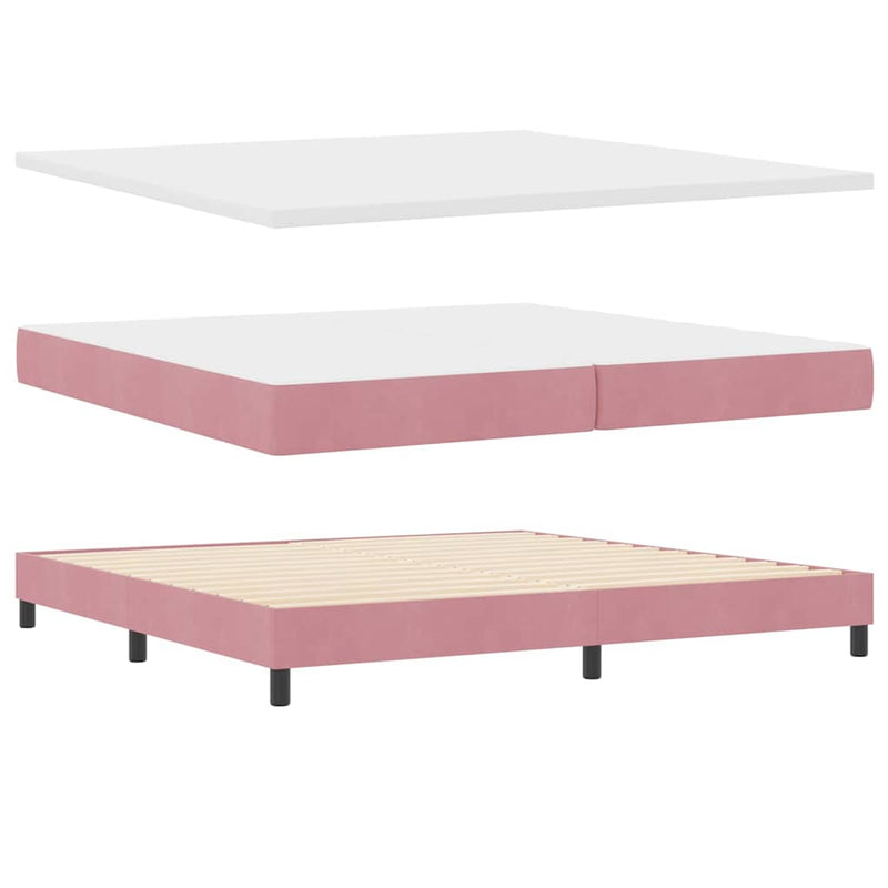 vidaXL Box Spring Ágy Matraccal Sötétszürke 80x200 cm Bársonyos