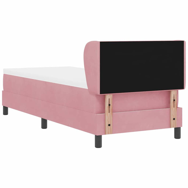 vidaXL Box Spring Ágy Matraccal Sötétszürke 80x200 cm Bársonyos