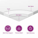 vidaXL Boxrugós ágy matracmal Sötétszürke 80 x 200 cm Bársony