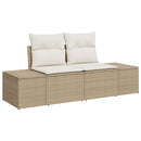 vidaXL Kerti Kanapé Szett 5 db Beige és krém