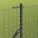 vidaXL Kerítésoszlop 26 pcs Szürke 3,2 x 3,2 x 210 cm