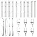 vidaXL Kerítésoszlop 26 pcs Szürke 3,2 x 3,2 x 120 cm