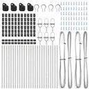 vidaXL Kerítésoszlop 26 pcs Szürke 3,2 x 3,2 x 120 cm