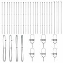 vidaXL Kerítésoszlop 26 pcs Szürke 3,2 x 3,2 x 150 cm
