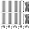 vidaXL Beton alapú kerítésoszlop 52 db Szürke Porszórt acél