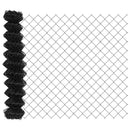 vidaXL Kerítésoszlop Szürke 10 x 1,2 m (40 x 40 mm háló) Acél és PVC