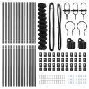 vidaXL Láncssoros kerítés talajfix 25 x 1,2 m PVC-bevonatos acél Háló