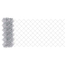 vidaXL Kerítésoszlop Ezüst 10 x 0,4 m (60 x 60 mm háló) Acél
