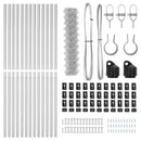 vidaXL Lánckerítés oszlopokkal Ezüst 1 x 25 m Acél