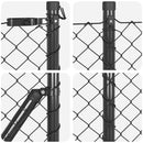 vidaXL Hevederes drótkerítés tüskékkel 25 x 0,6 m (Sz x M)