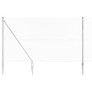 vidaXL Lánckerítés oszlopokkal Ezüst 1.5 x 10 m Acél