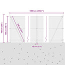 vidaXL Lánckerítés oszlopokkal Zöld 1.5 x 10 m Acél