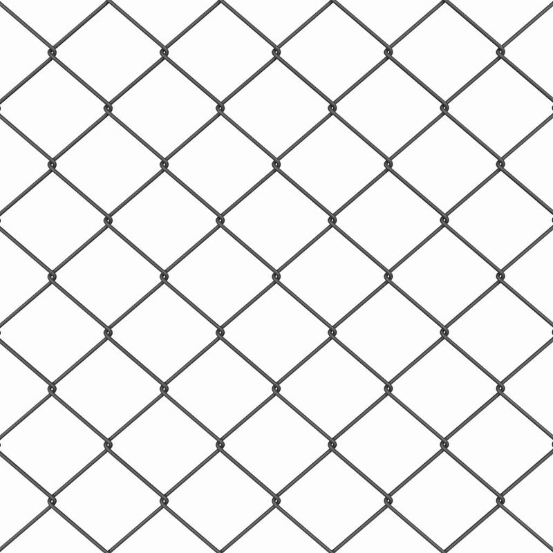 vidaXL Lánckerítés oszlopokkal Szürke 0.8 x 10 m Acél