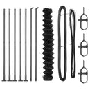 vidaXL Lánckerítés oszlopokkal Szürke 1.6 x 10 m Acél