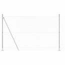 vidaXL Lánckerítés oszlopokkal Ezüst 1.4 x 10 m Acél