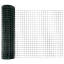 vidaXL Kerítés oszlopokkal Zöld 1.2 x 10 m Acél