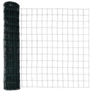 vidaXL Kerítés oszlopokkal Zöld 1.2 x 10 m Acél