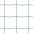 vidaXL Kerítés oszlopokkal Zöld 0.8 x 10 m Acél