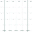 vidaXL Kerítés oszlopokkal Zöld 1.2 x 25 m Acél