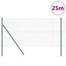 vidaXL Talajra rögzíthető hegesztett drótkerítés 25 x 1,2 m (Sz x M)