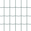 vidaXL Kerítés oszlopokkal Zöld 0.8 x 25 m Acél