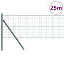 vidaXL Talajra rögzíthető hegesztett drótkerítés 25 x 0,4 m (Sz x M)
